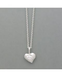 small pendant heart made of 925 silver