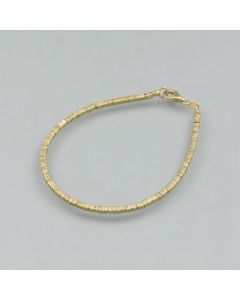 Armband zarte Plättchen aus 585er Gold