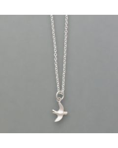 small pendant swallow made of 925 silver
