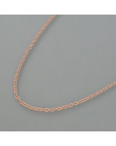 long eyelet necklace rosé gold plated