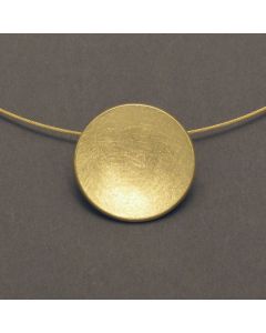 Pendant gold-plated bowl