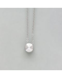 Pendant small brilliant in stainless steel