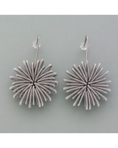 Organic steel earrings