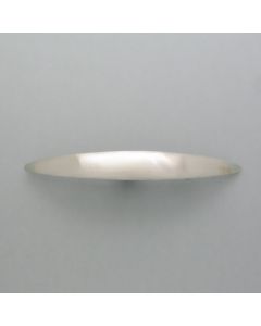 Spindle hair clip in nickel silver, matt