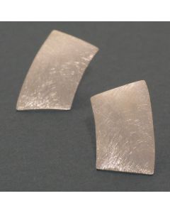 “Rectangle” Silver Ear Studs