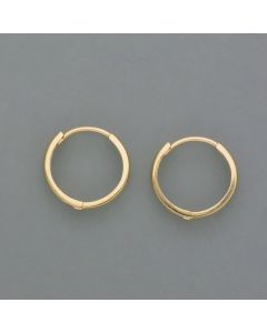 delicate gold hoop earrings