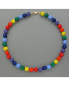 Necklace rush of colors, balls