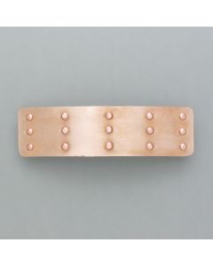 Rivets hair clip copper