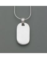 Rectangular engraving pendant, small