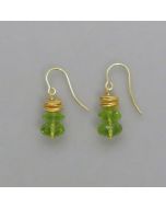 Faceted Peridot Earrings