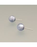 Blue Murano Glass Ear Studs