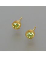 Peridot Ear Studs