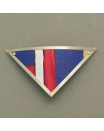 Triangular Canvas Hair Clip