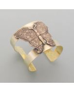 Butterfly Brass Bangle