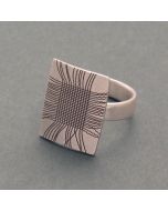 “Fabric” Silver Ring