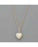 Pendant heart in 14k gold