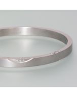 Bangle Titanium with 3 brilliants