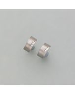 Studs Titanium with brilliant