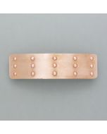 Rivets hair clip copper