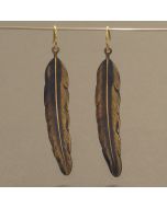 “Feather” Vintage Earrings
