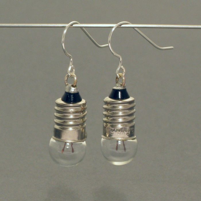 Light on sale bulb earrings