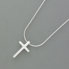 Pendant cross silver