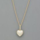 Pendant heart in 14k gold