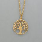 Pendant Tree of Life made of 925 gold-plated silver